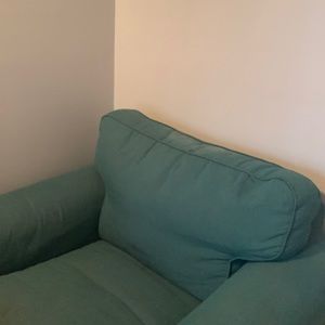 One seat blue couch used